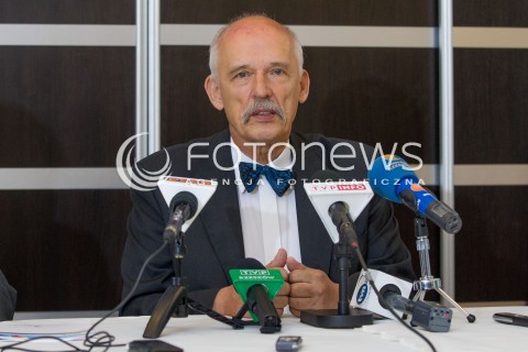  26.06.2014 RZESZOW<br />WIZYTA PREZESA KONGRESU NOWEJ PRAWICY JANUSZA KORWINA MIKKE W RZESZOWIE<br />N/Z JANUSZ KORWIN MIKKE<br /> 