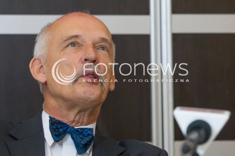  26.06.2014 RZESZOW<br />WIZYTA PREZESA KONGRESU NOWEJ PRAWICY JANUSZA KORWINA MIKKE W RZESZOWIE<br />N/Z JANUSZ KORWIN MIKKE<br /> 