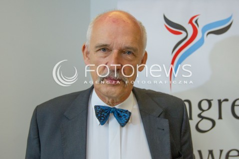  26.06.2014 RZESZOW<br />WIZYTA PREZESA KONGRESU NOWEJ PRAWICY JANUSZA KORWINA MIKKE W RZESZOWIE<br />N/Z JANUSZ KORWIN MIKKE<br /> 