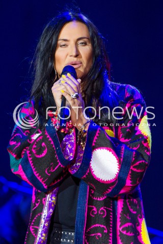  27.06.2014 RZESZOW <br />EUROPEJSKI STADION KULTURY NA STADIONIE MIEJSKIM W RZESZOWIE<br />W TYM ROKU KONCERT JEST WYRAZEM POPARCIA DLA UKRAINY<br />N/Z KAYAH<br /> 