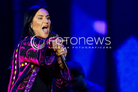  27.06.2014 RZESZOW <br />EUROPEJSKI STADION KULTURY NA STADIONIE MIEJSKIM W RZESZOWIE<br />W TYM ROKU KONCERT JEST WYRAZEM POPARCIA DLA UKRAINY<br />N/Z KAYAH<br /> 