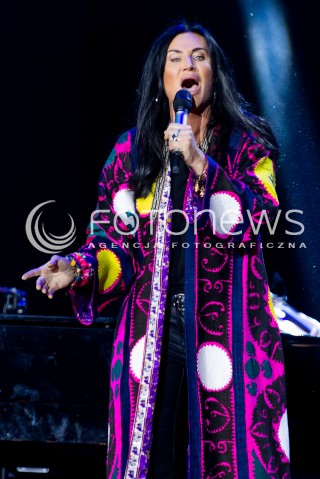  27.06.2014 RZESZOW <br />EUROPEJSKI STADION KULTURY NA STADIONIE MIEJSKIM W RZESZOWIE<br />W TYM ROKU KONCERT JEST WYRAZEM POPARCIA DLA UKRAINY<br />N/Z KAYAH<br /> 