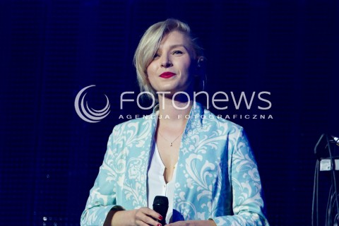  27.06.2014 RZESZOW <br />EUROPEJSKI STADION KULTURY NA STADIONIE MIEJSKIM W RZESZOWIE<br />W TYM ROKU KONCERT JEST WYRAZEM POPARCIA DLA UKRAINY<br />N/Z MELA KOTELUK<br /> 