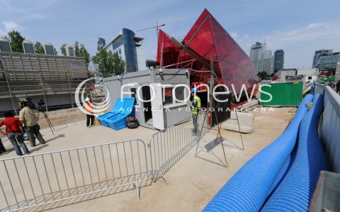  28.06.2014 WARSZAWA<br />PIERWSZY PRZEJAZD DRUGA LINIA METRA<br />N/Z BUDOWANA STACJA METRA RONDO DASZYNSKIEGO<br /> 