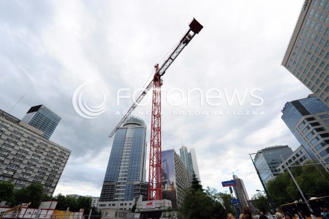  01.07.2014 WARSZAWA<br />WARSZAWA W REMONCIE<br />N/Z SKRZYZOWANIE ULIC GRZYBOWSKIEJ I ALEI JANA PAWLA II<br /> 