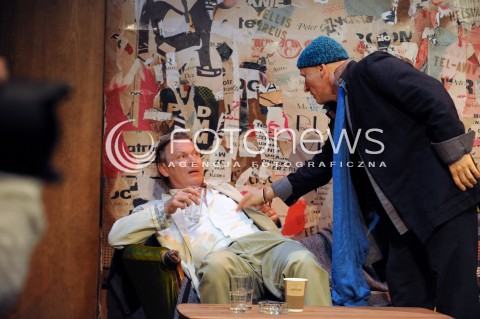 Próba medialna spektaklu Uwaga Publiczność w Warszawie