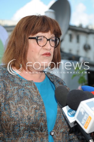  02.07.2014 WARSZAWA<br />KONFERENCJA PRASOWA PARTII ZIELONYCH<br />N/Z ANNA GRODZKA<br /> 
