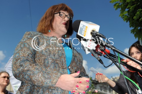  02.07.2014 WARSZAWA<br />KONFERENCJA PRASOWA PARTII ZIELONYCH<br />N/Z ANNA GRODZKA<br /> 