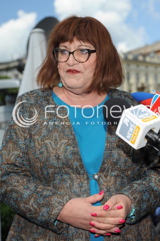  02.07.2014 WARSZAWA<br />KONFERENCJA PRASOWA PARTII ZIELONYCH<br />N/Z ANNA GRODZKA<br /> 