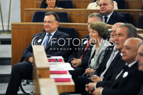  04.07.2014 WARSZAWA<br />UROCZYSTOSCI 25 - LECIA ODRODZONEGO SENATU<br />N/Z ADAM STRUZIK SENATOROWIE<br /> 