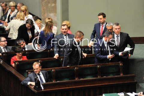  11.07.2014 WARSZAWA SEJM RP<br />OBRADY SEJMU<br />GLOWOWANIE O WOTUM NIEUFNOSCI DLA RZADU<br />N/Z PREMIER DONALD TUSK BARTLOMIEJ SIENKIEWICZ<br /> 