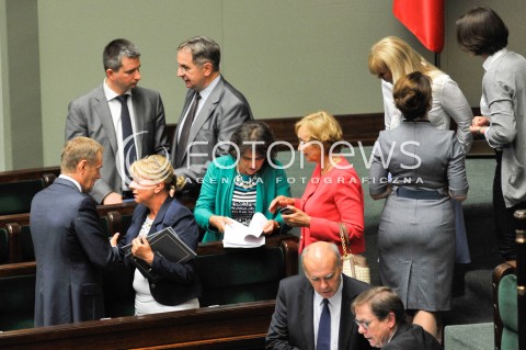  11.07.2014 WARSZAWA SEJM RP<br />OBRADY SEJMU<br />GLOWOWANIE O WOTUM NIEUFNOSCI DLA RZADU<br />N/Z PREMIER DONALD TUSK<br /> 