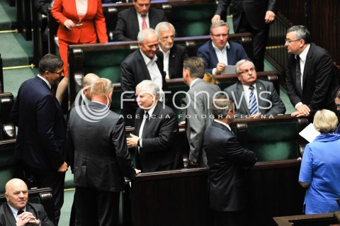  11.07.2014 WARSZAWA SEJM RP<br />OBRADY SEJMU<br />GLOWOWANIE O WOTUM NIEUFNOSCI DLA RZADU<br />N/Z JAROSLAW KACZYNSKI<br /> 