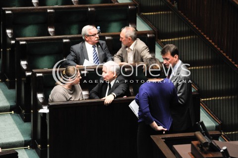  11.07.2014 WARSZAWA SEJM RP<br />OBRADY SEJMU GLOWOWANIE O WOTUM NIEUFNOSCI DLA RZADU<br />N/Z KRYSTYNA PAWLOWICZ JAROSLAW KACZYNSKI<br /> 
