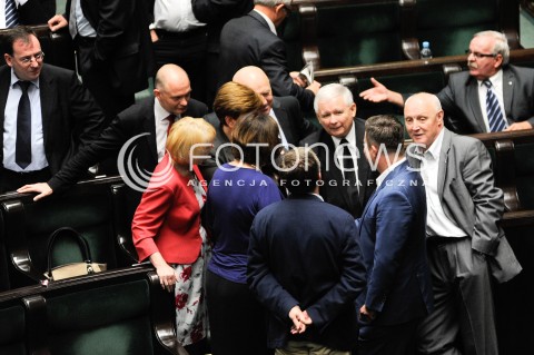  11.07.2014 WARSZAWA SEJM RP<br />OBRADY SEJMU GLOWOWANIE O WOTUM NIEUFNOSCI DLA RZADU<br />N/Z JAROSLAW KACZYNSKI POSLOWIE<br /> 