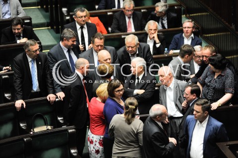  11.07.2014 WARSZAWA SEJM RP<br />OBRADY SEJMU GLOWOWANIE O WOTUM NIEUFNOSCI DLA RZADU<br />N/Z JAROSLAW KACZYNSKI POSLOWIE ADAM HOFMAN MARIUSZ KAMINSKI PIS<br /> 