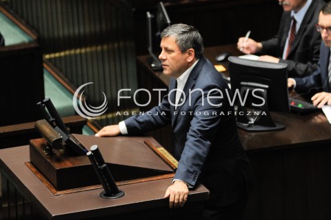  11.07.2014 WARSZAWA SEJM RP<br />OBRADY SEJMU GLOWOWANIE O WOTUM NIEUFNOSCI DLA RZADU<br />N/Z JANUSZ PIECHOCINSKI<br /> 