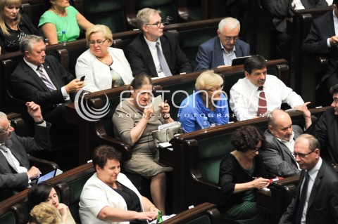  11.07.2014 WARSZAWA SEJM RP<br />OBRADY SEJMU<br />N/Z KRYSTYNA PAWLOWICZ MALUJE SIE<br /> 