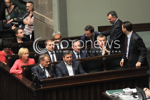  11.07.2014 WARSZAWA SEJM RP<br />OBRADY SEJMU<br />N/Z PREMIER DONALD TUSK RADA MINISTROW JANUSZ PIECHOCINSKI BARTLOMIEJ SIENKIEWICZ<br /> 