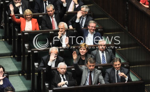  11.07.2014 WARSZAWA SEJM RP<br />OBRADY SEJMU<br />N/Z JAROSLAW KACZYNSKI MARIUSZ BLASZCZAK GLOSOWANIE<br /> 