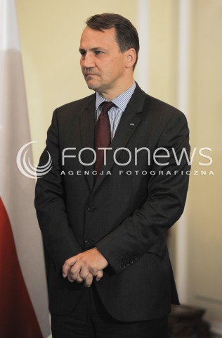  14.07.2014 WARSZAWA<br />ODZNACZENIE RADOSLAWA SIKORSKIEGO<br />N/Z RADOSLAW SIKORSKI<br /> 
