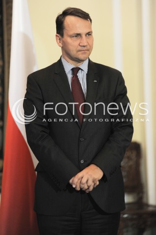  14.07.2014 WARSZAWA<br />ODZNACZENIE RADOSLAWA SIKORSKIEGO<br />N/Z RADOSLAW SIKORSKI<br /> 