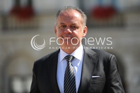  15.07.2014 WARSZAWA<br />WIZYTA PREZYDENTA REPUBLIKI SLOWACKIEJ<br />N/Z ANDREJ KISKA<br /> 