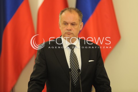  15.07.2014 WARSZAWA<br />WIZYTA PREZYDENTA REPUBLIKI SLOWACKIEJ<br />N/Z ANDREJ KISKA<br /> 