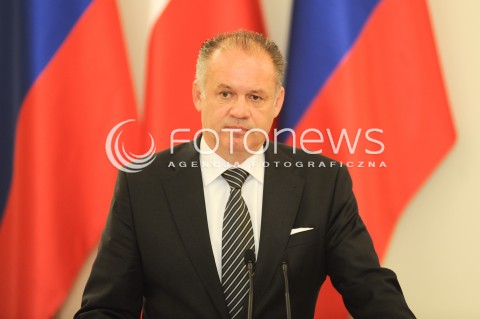  15.07.2014 WARSZAWA<br />WIZYTA PREZYDENTA REPUBLIKI SLOWACKIEJ<br />N/Z ANDREJ KISKA<br /> 