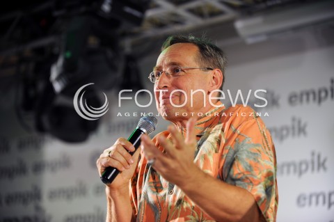  16.07.2014 WARSZAWA<br />SPOTKANIE Z WOJCIECHEM CEJROWSKIM W EMPIKU<br />N/Z WOJCIECH CEJROWSKI<br /> 