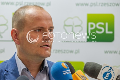 Konferencja PSL w sprawie przeszukania CBA w Rzeszowie