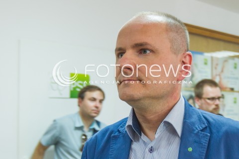  16.07.2014 RZESZOW<br />KONFERENCJA PRASOWA PSL W SPRAWIE PRZESZUKANIA BIURA POSLA JANA BUREGO PRZEZ CBA W RZESZOWIE<br />N/Z DARIUSZ DZIADZIO<br /> 