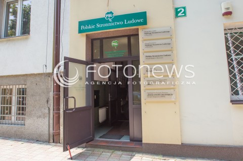  16.07.2014 RZESZOW<br />KONFERENCJA PRASOWA PSL W SPRAWIE PRZESZUKANIA BIURA POSLA JANA BUREGO PRZEZ CBA W RZESZOWIE<br />N/Z BIURO PSL W RZESZOWIE GDZIE DOSZLO DO PRZESZUKANIA PRZEZ CBA<br /> 