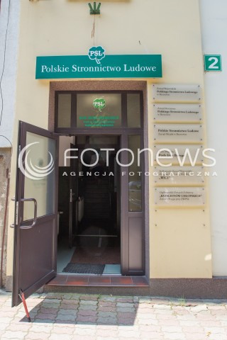  16.07.2014 RZESZOW<br />KONFERENCJA PRASOWA PSL W SPRAWIE PRZESZUKANIA BIURA POSLA JANA BUREGO PRZEZ CBA W RZESZOWIE<br />N/Z BIURO PSL W RZESZOWIE GDZIE DOSZLO DO PRZESZUKANIA PRZEZ CBA<br /> 