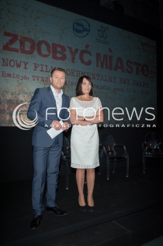  24.07.2014 WARSZAWA<br />PREMIERA FILMU ZDOBYC MIASTO EWY EWART<br />N/Z JAROSLAW KUZNIAR EWA EWART<br /> 
