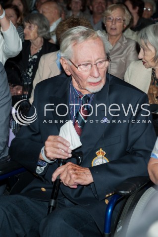  24.07.2014 WARSZAWA<br />PREMIERA FILMU ZDOBYC MIASTO EWY EWART<br />N/Z PILOT RAF LAWRENCE TOFT<br /> 