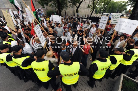 Manifestacja w sprawie Wolnej Palestyny w Warszawie