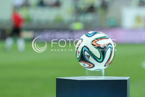  25.07.2014 GDANSK PGE ARENA STADION<br />PILKA NOZNA T-MOBILE EKSTRAKLASA SEZON 2014/2015<br />FOOTBALL POLISH EKSTRAKLASA SEASON 2014/2015<br />MECZ LECHIA GDANSK - PODBESKIDZIE BIELSKO - BIALA<br />N/Z ZDJECIE ILUSTRACYJNE ILUSTRANT PILKA BRAZUCA BRAZUKA<br /> 