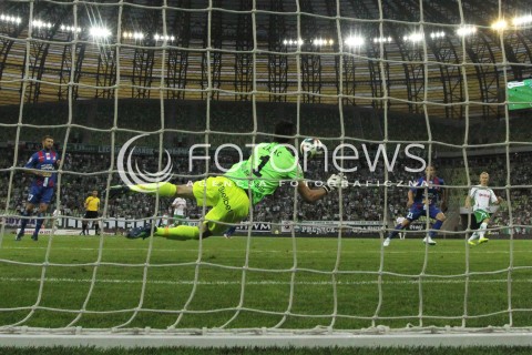  25.07.2014 GDANSK PGE ARENA STADION<br />PILKA NOZNA T-MOBILE EKSTRAKLASA SEZON 2014/2015<br />FOOTBALL POLISH EKSTRAKLASA SEASON 2014/2015<br />MECZ LECHIA GDANSK - PODBESKIDZIE BIELSKO - BIALA<br />N/Z RICHARD ZAJAC PARADA ZDALNY APARAT REMOTE CAMERA<br /> 