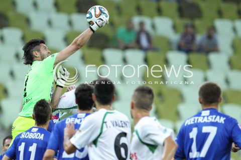  25.07.2014 GDANSK PGE ARENA STADION<br />PILKA NOZNA T-MOBILE EKSTRAKLASA SEZON 2014/2015<br />FOOTBALL POLISH EKSTRAKLASA SEASON 2014/2015<br />MECZ LECHIA GDANSK - PODBESKIDZIE BIELSKO - BIALA<br />N/Z RICHARD ZAJAC <br /> 