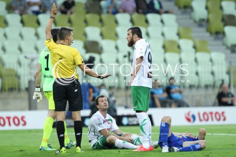  25.07.2014 GDANSK PGE ARENA STADION<br />PILKA NOZNA T-MOBILE EKSTRAKLASA SEZON 2014/2015<br />FOOTBALL POLISH EKSTRAKLASA SEASON 2014/2015<br />MECZ LECHIA GDANSK - PODBESKIDZIE BIELSKO - BIALA<br />N/Z ZAUR SADAJEW PIOTR WISNIEWSKI SEDZIA<br /> 