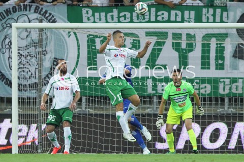  25.07.2014 GDANSK PGE ARENA STADION<br />PILKA NOZNA T-MOBILE EKSTRAKLASA SEZON 2014/2015<br />FOOTBALL POLISH EKSTRAKLASA SEASON 2014/2015<br />MECZ LECHIA GDANSK - PODBESKIDZIE BIELSKO - BIALA<br />N/Z MARCIN PIETROWSKI <br /> 