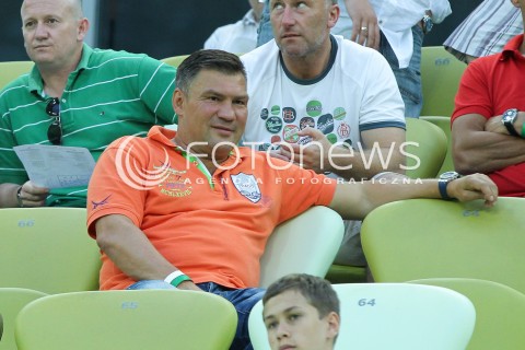  25.07.2014 GDANSK PGE ARENA STADION<br />PILKA NOZNA T-MOBILE EKSTRAKLASA SEZON 2014/2015<br />FOOTBALL POLISH EKSTRAKLASA SEASON 2014/2015<br />MECZ LECHIA GDANSK - PODBESKIDZIE BIELSKO - BIALA<br />N/Z DARIUSZ MICHALCZEWSKI BOKSER<br /> 