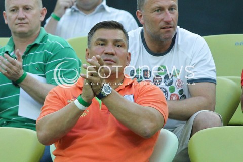  25.07.2014 GDANSK PGE ARENA STADION<br />PILKA NOZNA T-MOBILE EKSTRAKLASA SEZON 2014/2015<br />FOOTBALL POLISH EKSTRAKLASA SEASON 2014/2015<br />MECZ LECHIA GDANSK - PODBESKIDZIE BIELSKO - BIALA<br />N/Z DARIUSZ MICHALCZEWSKI BOKSER<br /> 