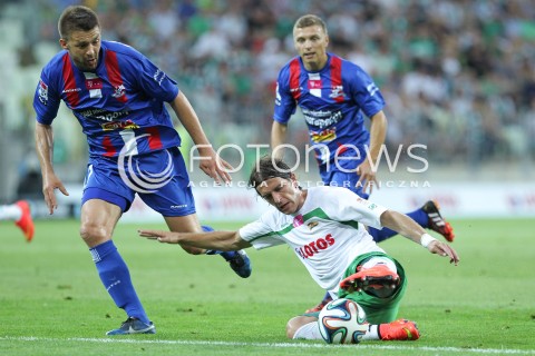  25.07.2014 GDANSK PGE ARENA STADION<br />PILKA NOZNA T-MOBILE EKSTRAKLASA SEZON 2014/2015<br />FOOTBALL POLISH EKSTRAKLASA SEASON 2014/2015<br />MECZ LECHIA GDANSK - PODBESKIDZIE BIELSKO - BIALA<br />N/Z DARIUSZ PIETRASIAK STOJAN VRANJES <br /> 