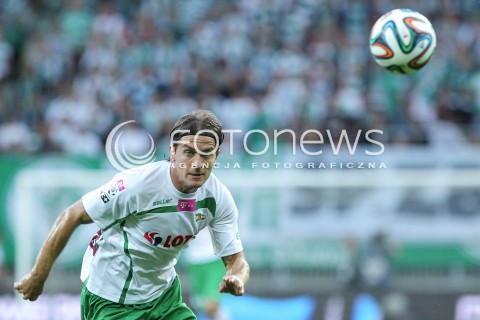  25.07.2014 GDANSK PGE ARENA STADION<br />PILKA NOZNA T-MOBILE EKSTRAKLASA SEZON 2014/2015<br />FOOTBALL POLISH EKSTRAKLASA SEASON 2014/2015<br />MECZ LECHIA GDANSK - PODBESKIDZIE BIELSKO - BIALA<br />N/Z STOJAN VRANJES SYLWETKA <br /> 