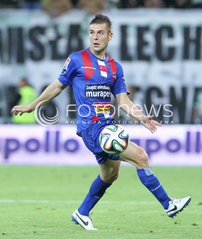  25.07.2014 GDANSK PGE ARENA STADION<br />PILKA NOZNA T-MOBILE EKSTRAKLASA SEZON 2014/2015<br />FOOTBALL POLISH EKSTRAKLASA SEASON 2014/2015<br />MECZ LECHIA GDANSK - PODBESKIDZIE BIELSKO - BIALA<br />N/Z ANTON SLOBODA SYLWETKA <br /> 