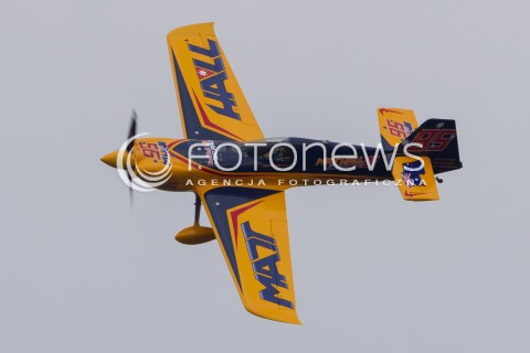  26.07.2014 GDYNIA<br />MISTRZOSTWA SWIATA RED BULL AIR RACE W GDYNII<br />Red Bull Air Race World Championship 2014 in Gdynia, Poland<br />N/Z MATT HALL - SAMOLOT MXS-R<br /> 