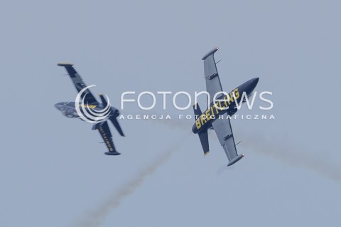  27.07.2014 GDYNIA <br />MISTRZOSTWA SWIATA RED BULL AIR RACE W GDYNII <br />Red Bull Air Race World Championship 2014 in Gdynia, Poland <br />N/Z ZESPOL BREITLING JET TEAM LATAJACY NA SAMOLOT AERO L-39 ALBATROS <br /> 