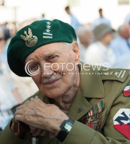  30.07.2014 WARSZAWA MUZEUM POWSTANIA WARSZAWSKIEGO<br />70 ROCZNICA POWSTANIA WARSZAWSKIEGO<br />N/Z KOMBATANT<br /> 